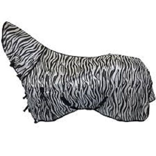 **SALE **New UV Protection ZEBRA PRINT Horse fly rug combo attached neck cover